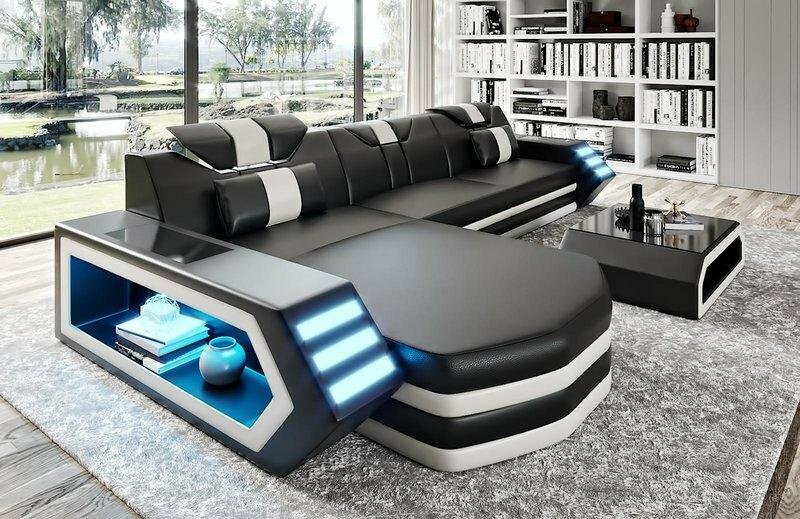 Ledersofa Ecksofa Sofa Couch Wohnlandschaft L Form Eckgarnitur Belfort 4 Ledersofa Ecksofa Sofa Couch Wohnlandschaft L Form Eckgarnitur Belfort 4