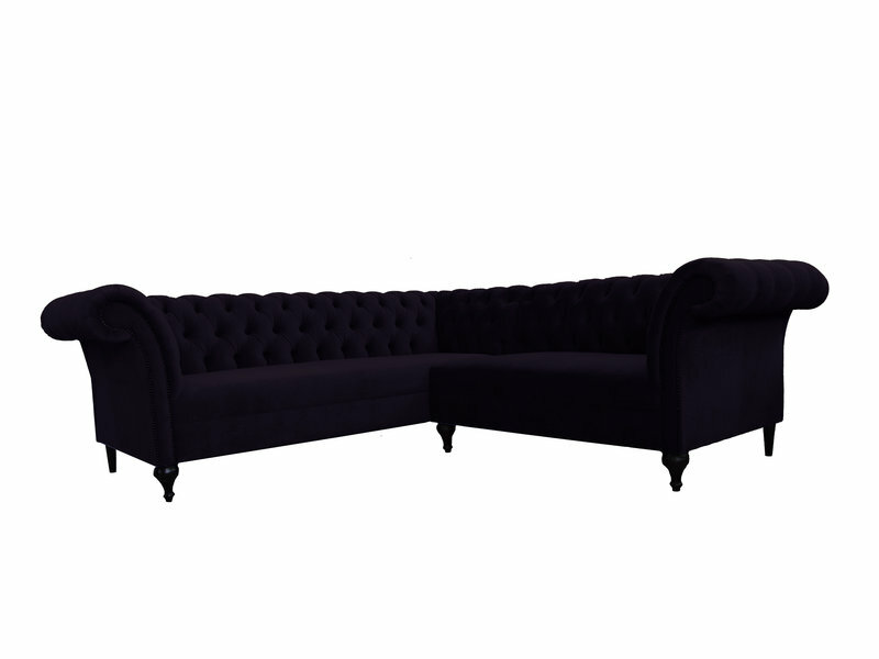 Chesterfield Ecksofa Eckcouch Designer Sofa Couch Samt Dunkelviolett Ledersofa Chesterfield Ecksofa Eckcouch Designer Sofa Couch Samt Dunkelviolett Ledersofa