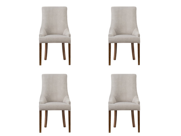 4x Designer Polster Stuhl Set Garnitur StÃ¼hle Komplett Lehn Sitz Lounge