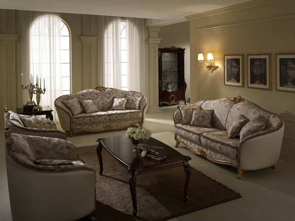 Luxus Klasse 3+2 Italienische MÃ¶bel Sofagarnitur Couch Sofa arredoclassicâ¢