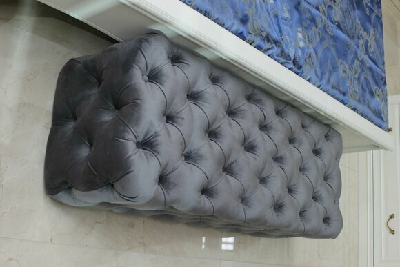 FuÃhocker Hocker Polsterhocker Sitzhocker Ottomane Chesterfield Neu Sofort