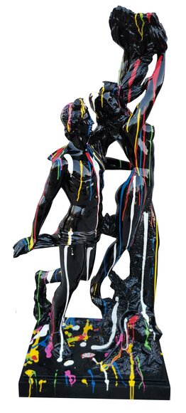 Designer Abstrakte Dekoration Moderne Figur Tanz Paar Skulpturen