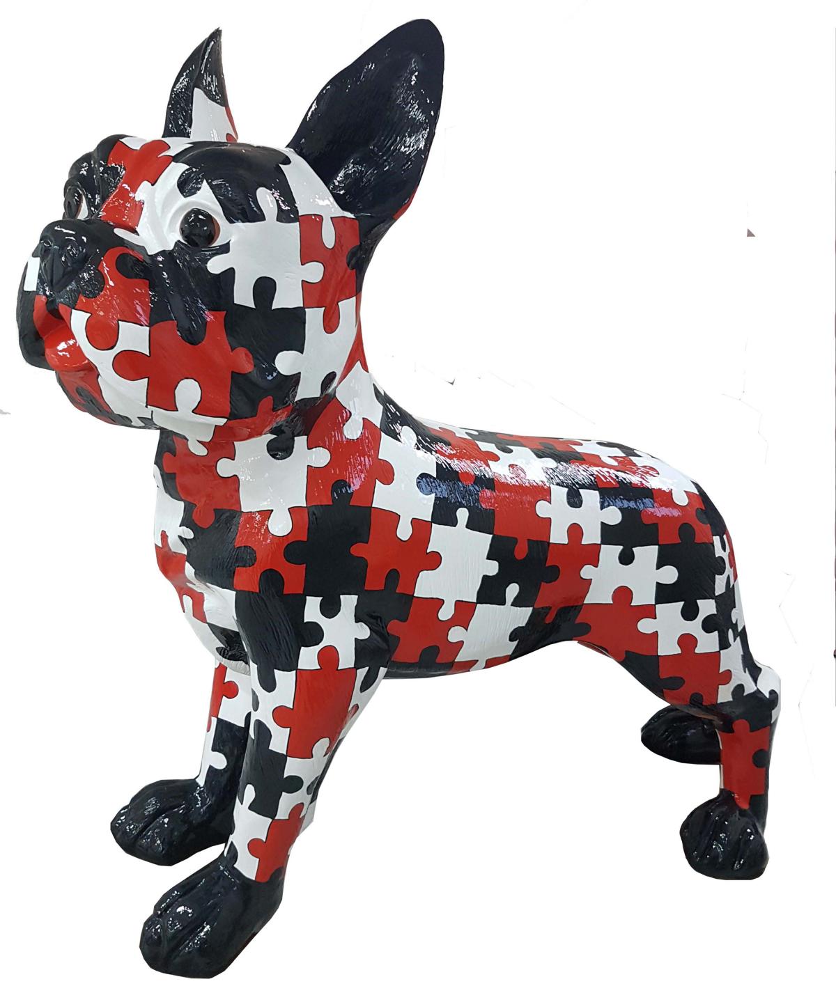 Skulptur Designer Dekoration Figur Statue Moderne Figuren Garten Hund