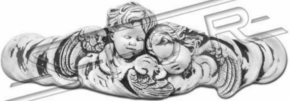 Wandrelief Steinplatte Bild Stein GemÃ¤lde Engel Relief Bilder Steinguss S111022