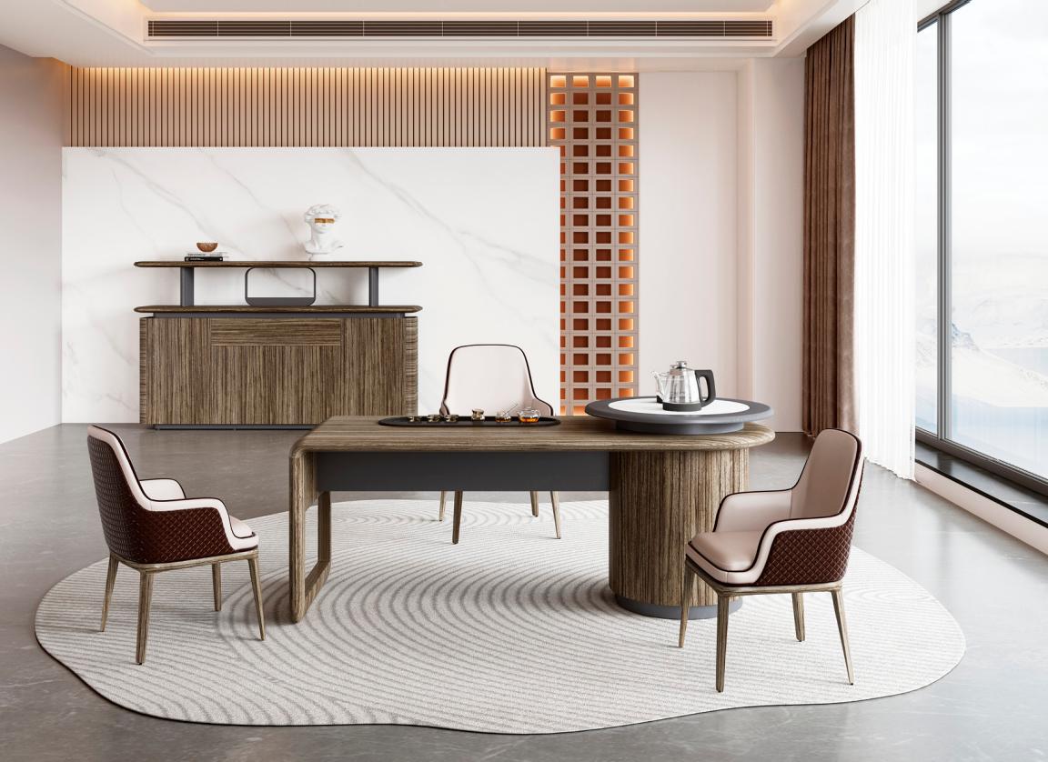 Robuster BÃ¼rotisch Designer Holz Schreibtisch Arbeitszimmer Luxus MÃ¶bel