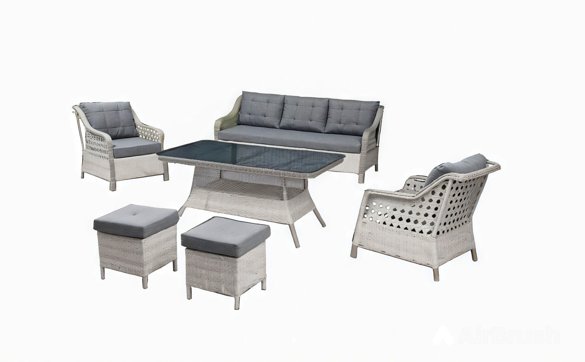 Garten MÃ¶bel SitzmÃ¶bel Sofagarnitur Terrasse Tisch Sofa Couch 6tlg. Set