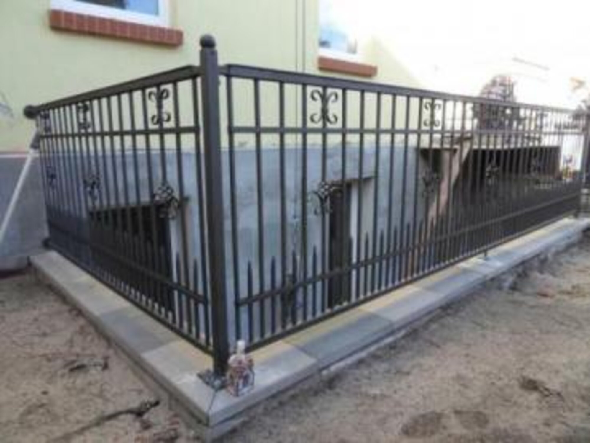 Balkon GelÃ¤nder Zaun Handarbeit MaÃanfertigung Schmiedeeisen Treppen Balkone 149