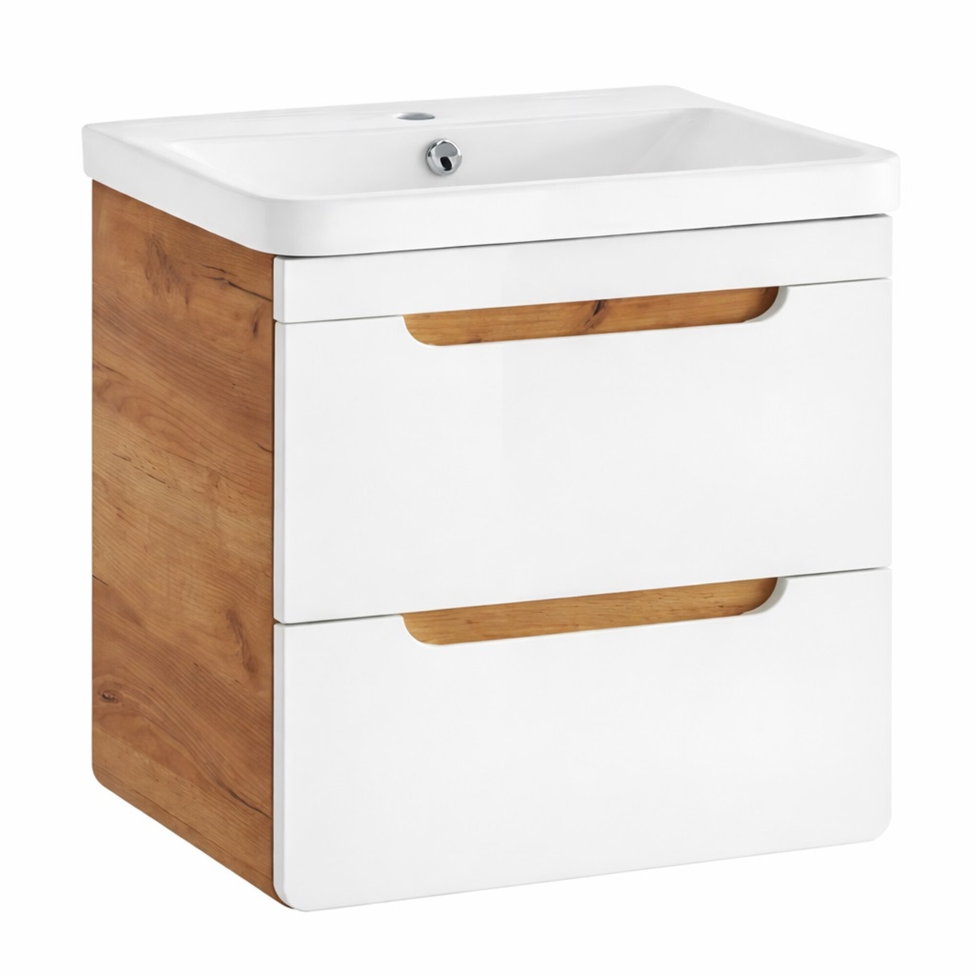 Design Waschbecken 57cm Badezimmer Waschtisch Bad Becken Hochglanz WeiÃ Sofort