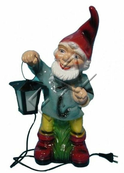 Zwerg Figur Garten Statue Skulptur Figuren Skulpturen Karikatur Dekoration