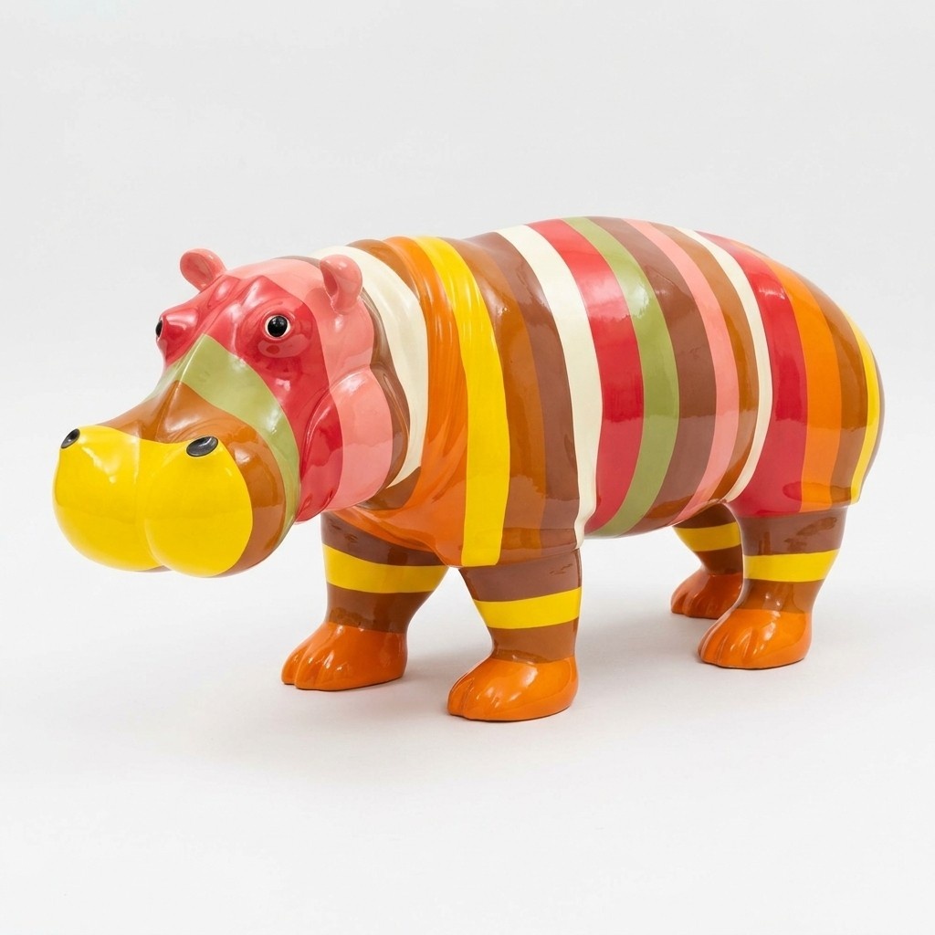 Abstrakte Dekorative Bunte Figur Statue Skulptur 320cm Figuren Statuen