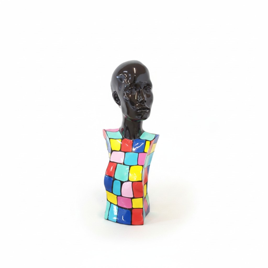 Abstrakte Skulptur Frauen BÃ¼ste 70er Stil Statuen Skulpturen Figuren