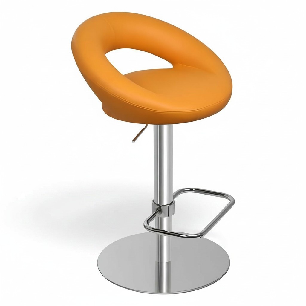 Barhocker Barstuhl Orange Textil Design BarstÃ¼hle Bar Hocker StÃ¼hle Neu