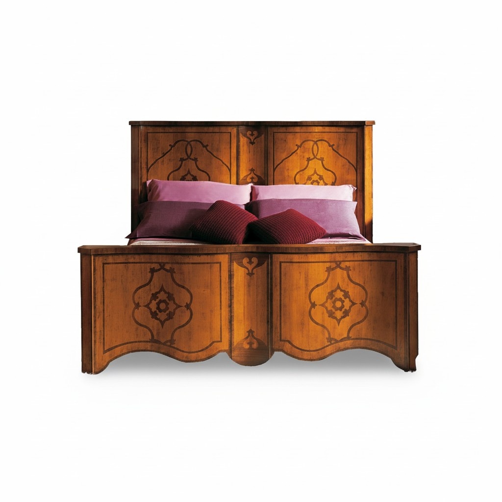 Bett Braun Schlafzimmer MÃ¶bel Holz Design 160x200cm Polster Hotelbetten Textil