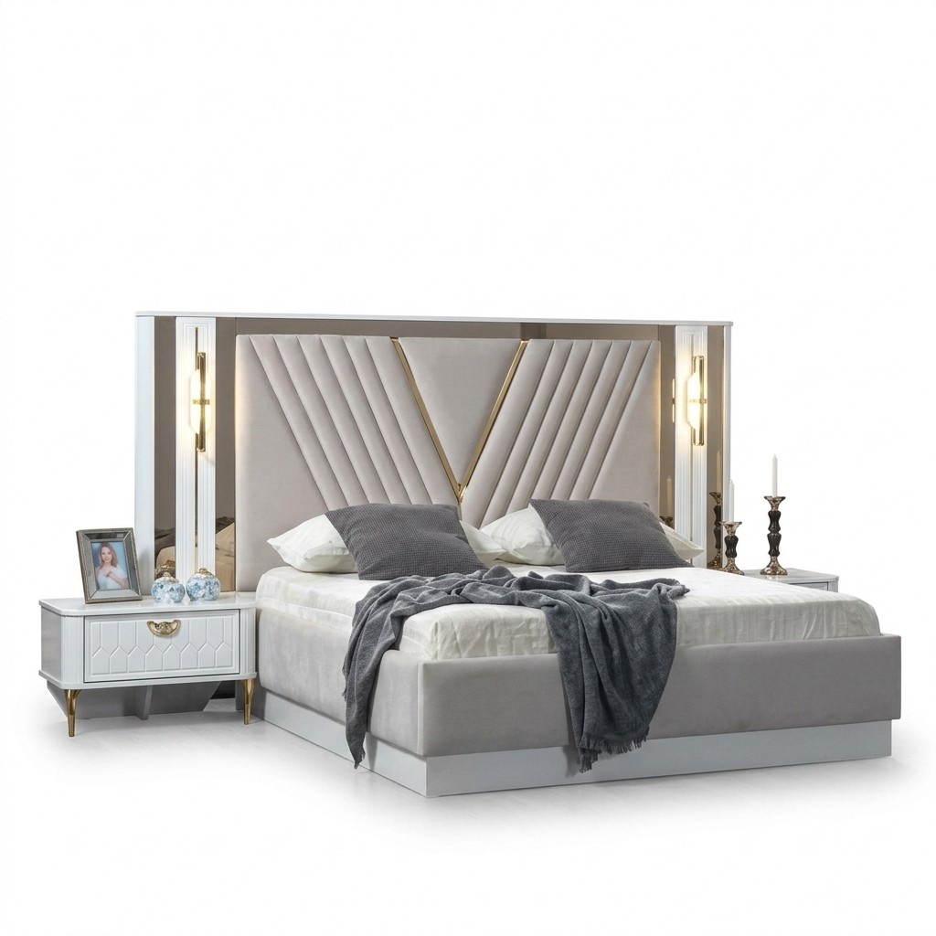 Bett Doppelbett Betten MÃ¶bel Einrichtung Schlafzimmer MÃ¶bel Design