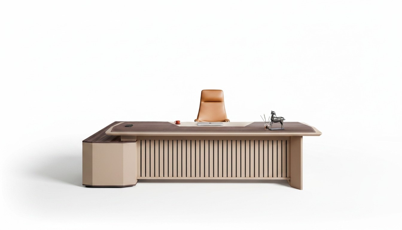 BÃ¼ro Tisch BÃ¼rotisch Arbeitstisch Schreibtisch BÃ¼romÃ¶bel Holz Beige