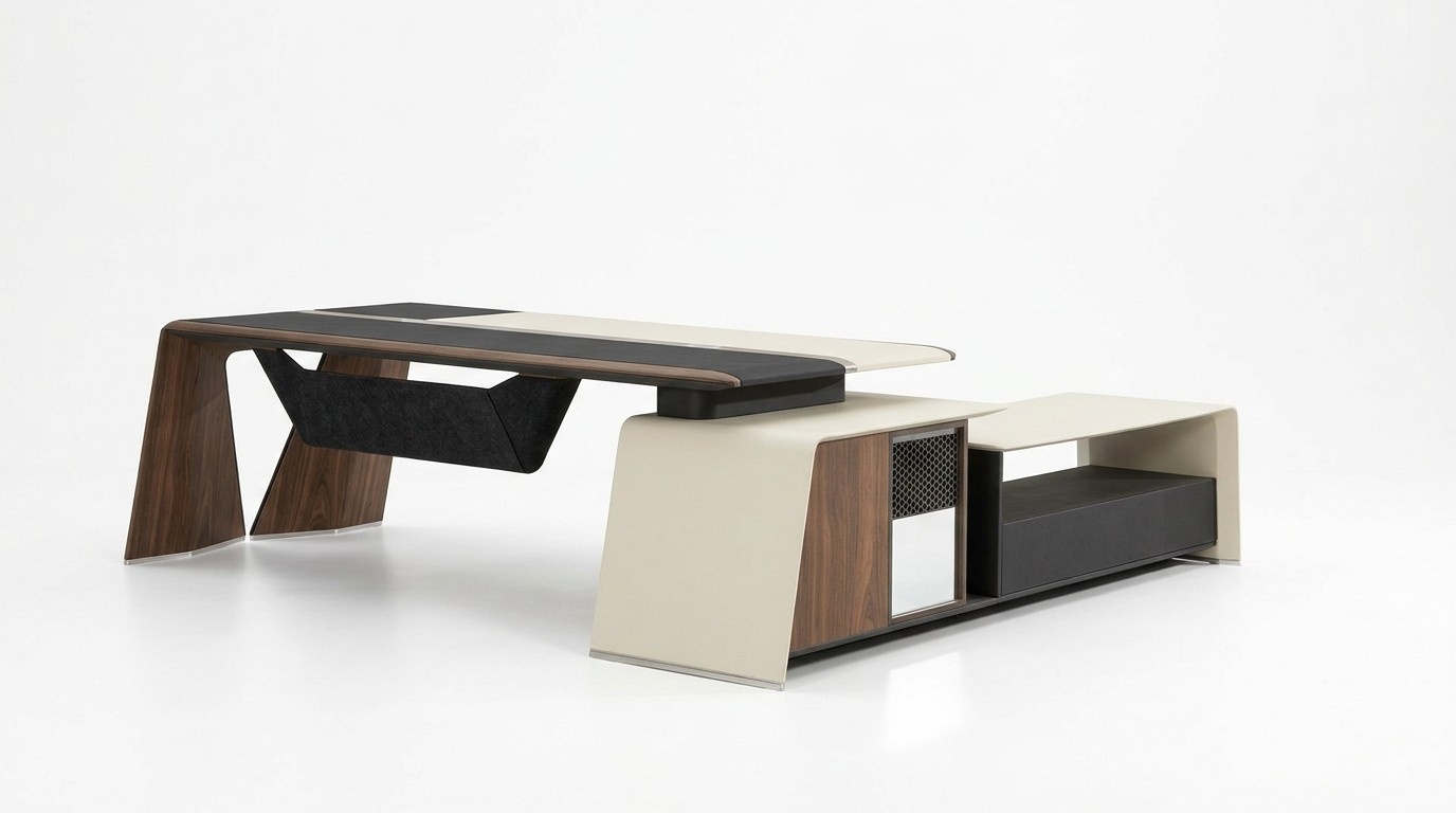 Design Ecktisch Schreibtisch Ecktische BÃ¼ro MÃ¶bel Einrichtung Tische Tisch