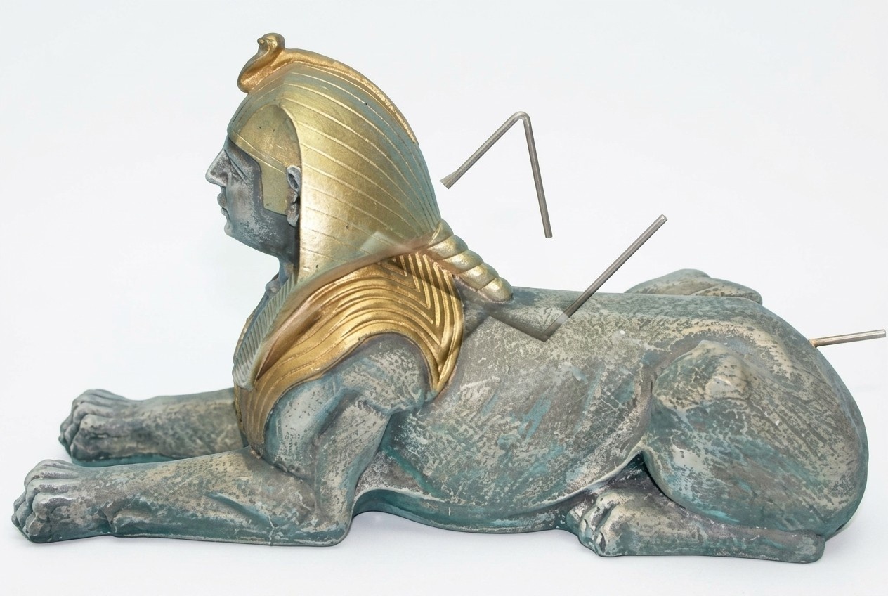 Design Figur Sphinx Statue Skulptur Figuren Dekoration Skulpturen Deko