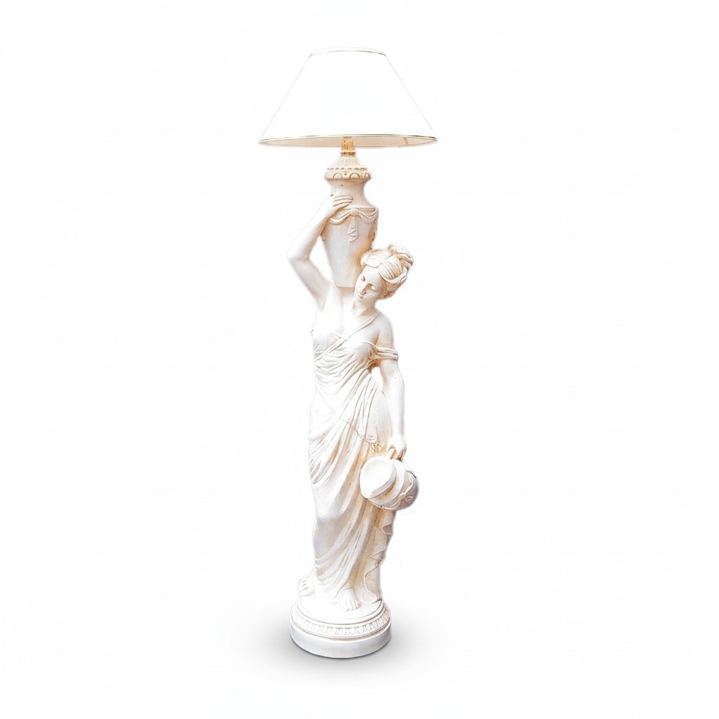 Design Leuchten Steh Lampe Leuchte Lampenschirm Dekolampe