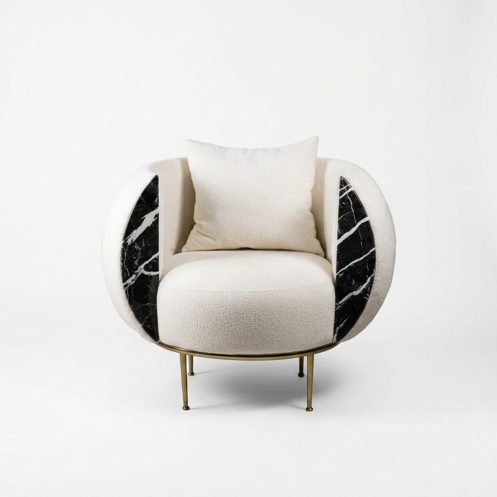 Design Wohnzimmer Sessel Luxus Couch Neu Polster Modern Textil Neu PolstermÃ¶bel
