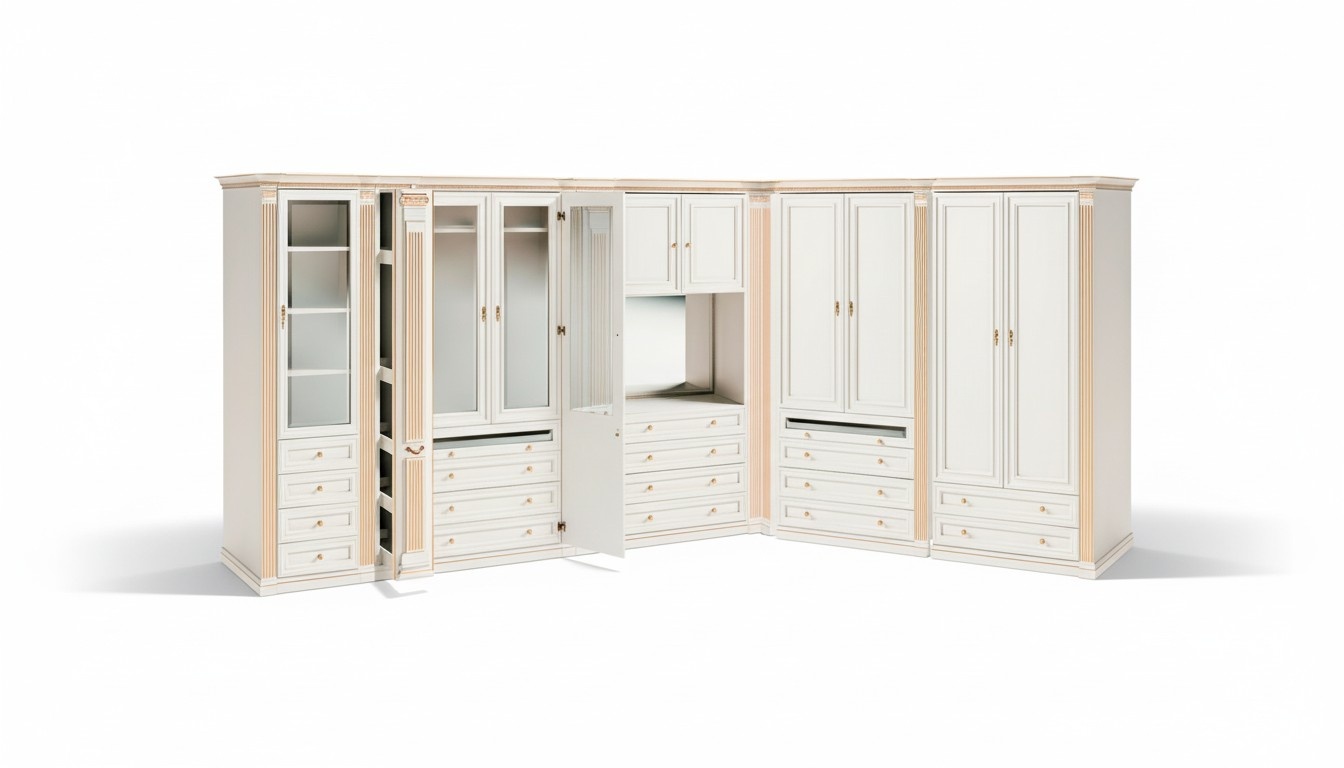 Designer Massivholz Kleiderschrank Schlafzimmer MÃ¶bel Luxus Einrichtung