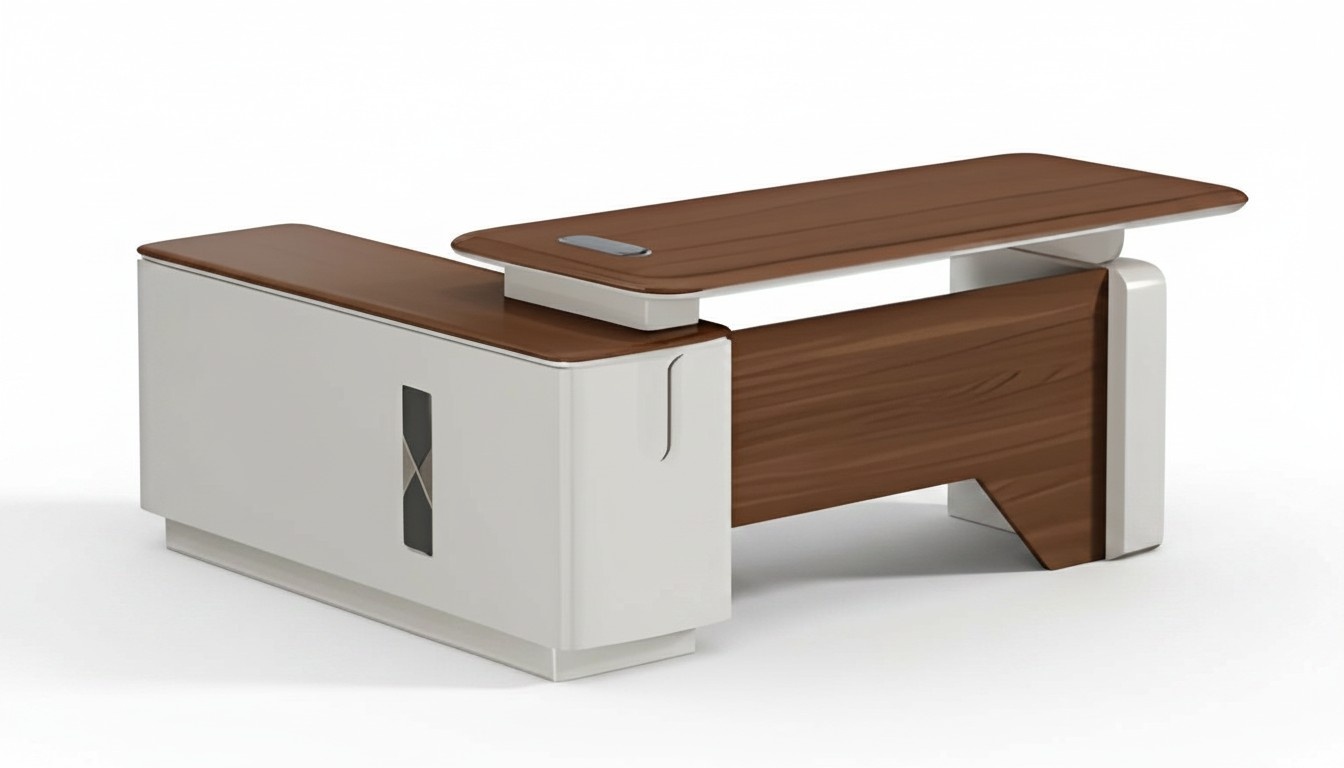 Eckschreibtisch BÃ¼ro Tisch Office modern Holz Arbeitszimmer