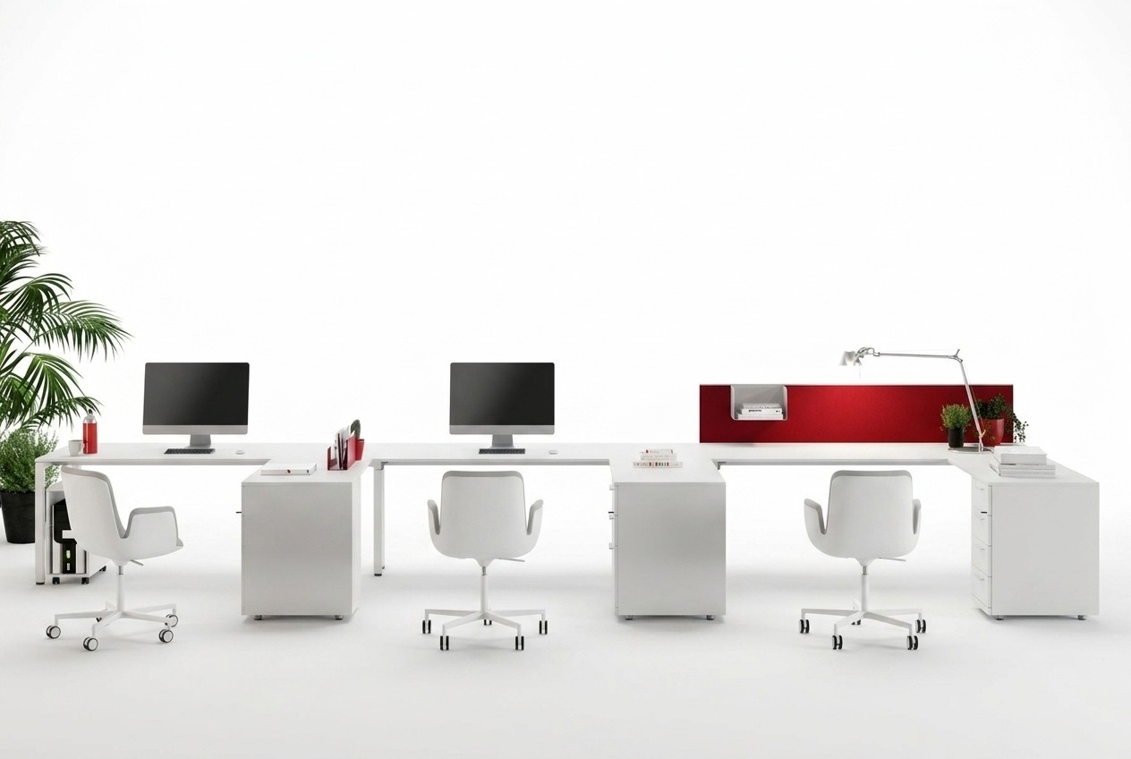 Eckschreibtisch Computertisch Arbeitszimmer BÃ¼romÃ¶bel 3 tlg. Set