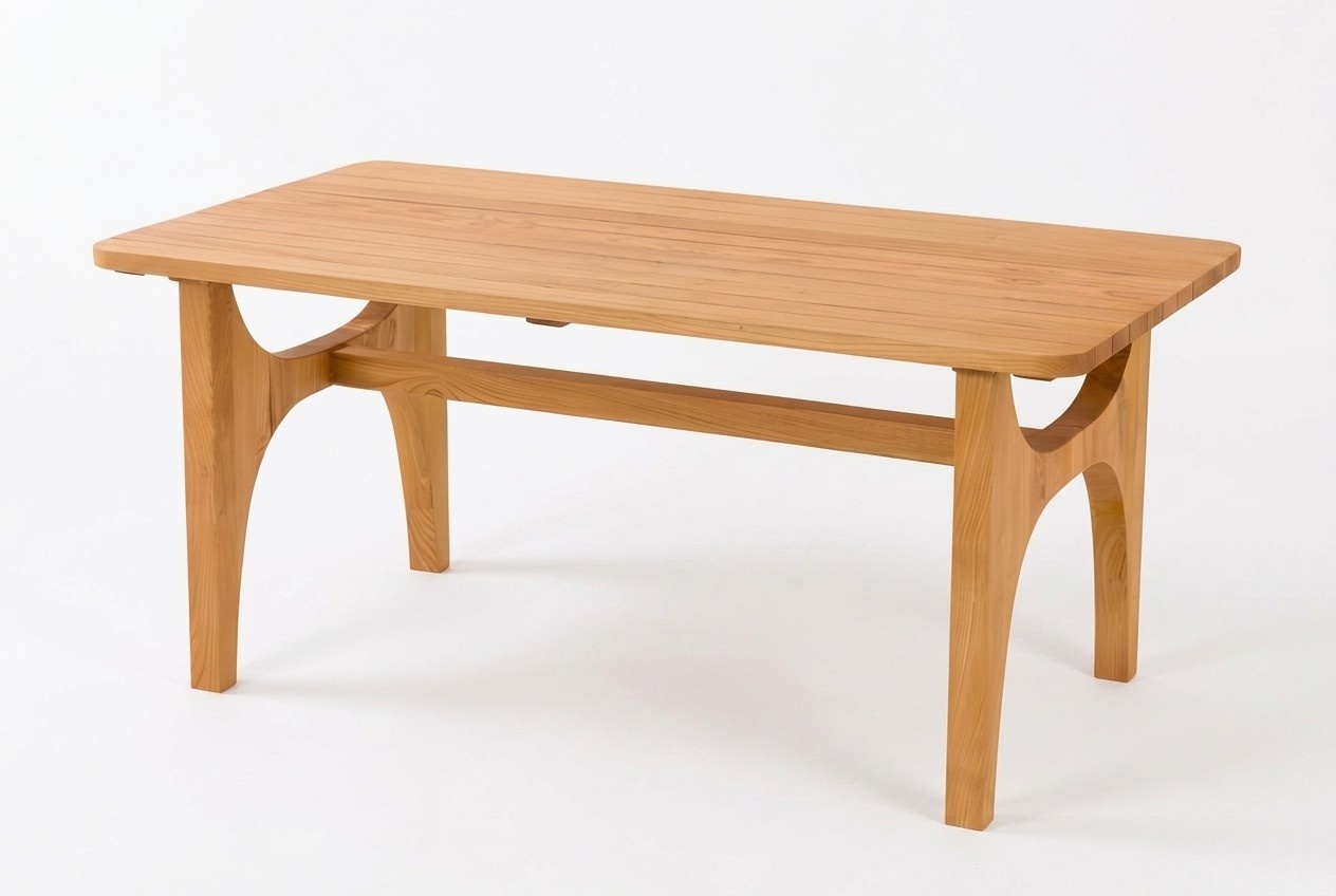 Eleganter brauner Esstisch aus Holz fÃ¼r stilvolle Essbereiche
