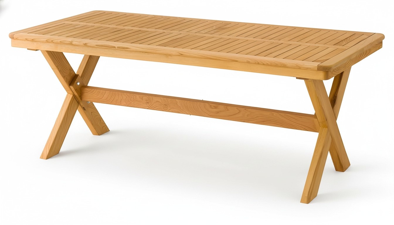 Eleganter brauner Esstisch aus Holz fÃ¼r modernes Esszimmer