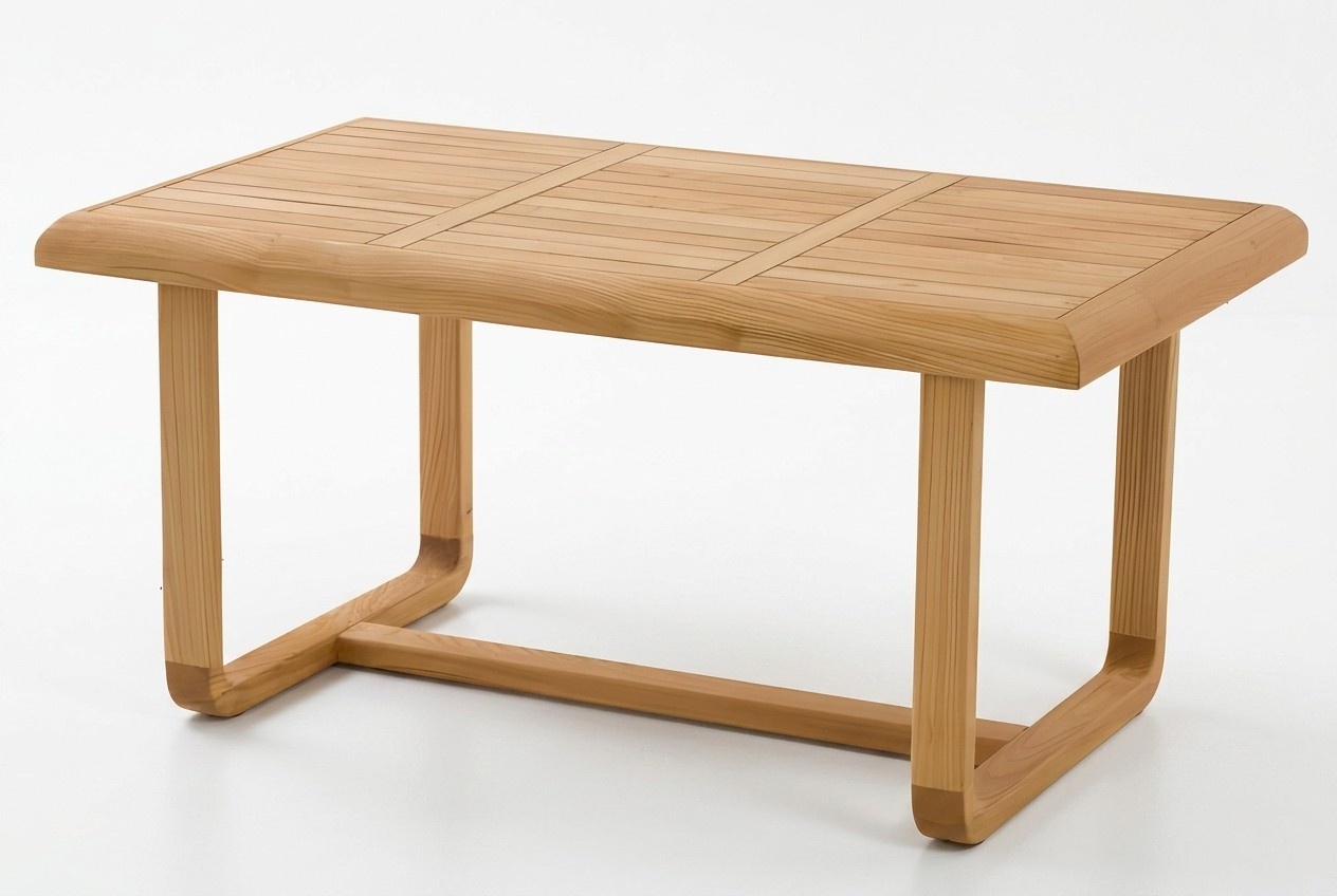 Eleganter Esstisch aus Holz in Braun fÃ¼r modernes und rustikales