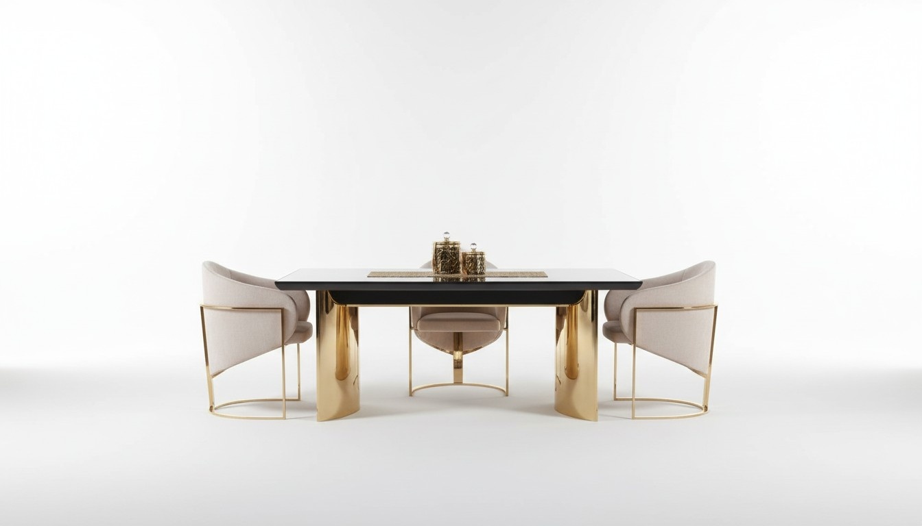 Esszimmer Tisch Esstisch 4x Stuhl Garnitur Tische StÃ¼hle Anrichte Set