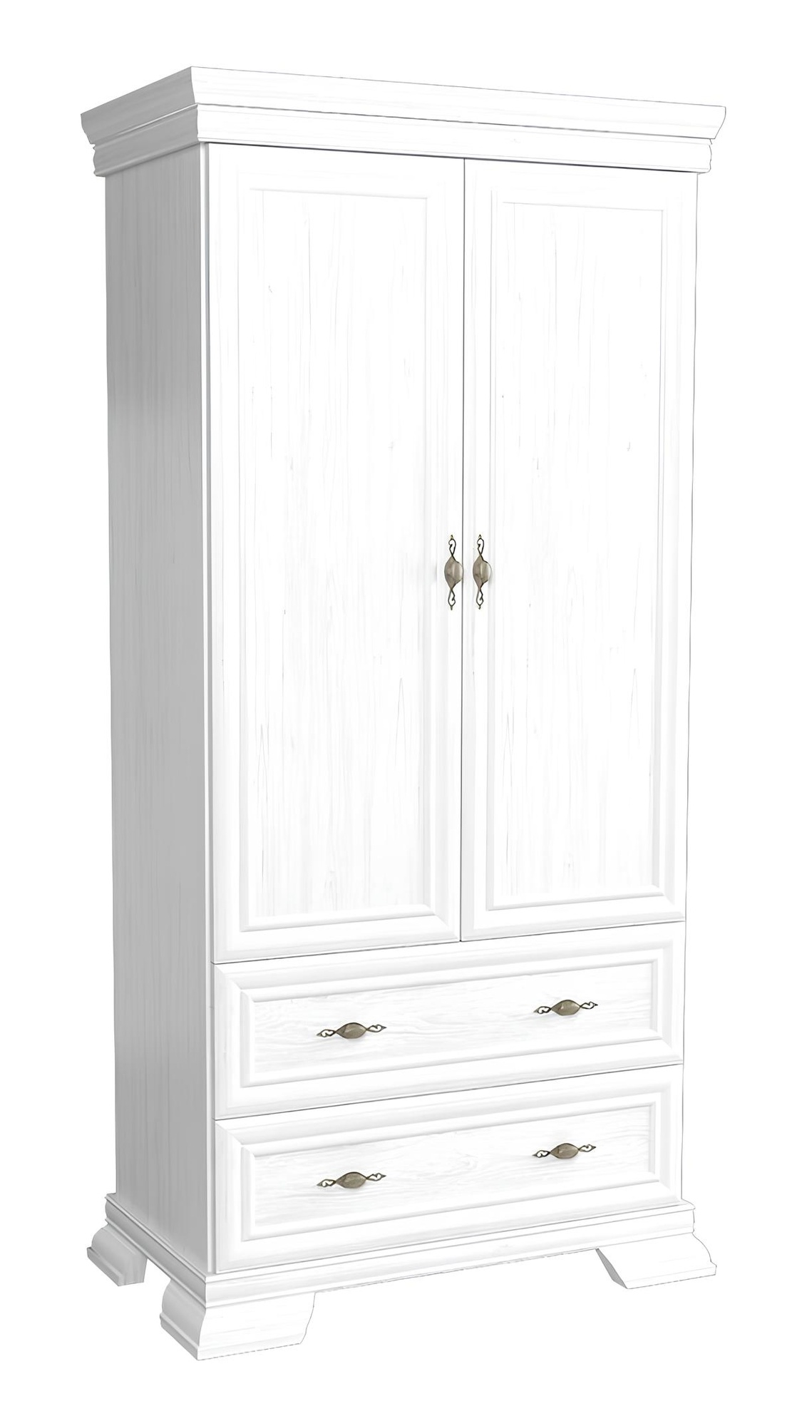 Garderobenschrank Kleiderschrank Schlafzimmerschrank Holzschrank WeiÃ