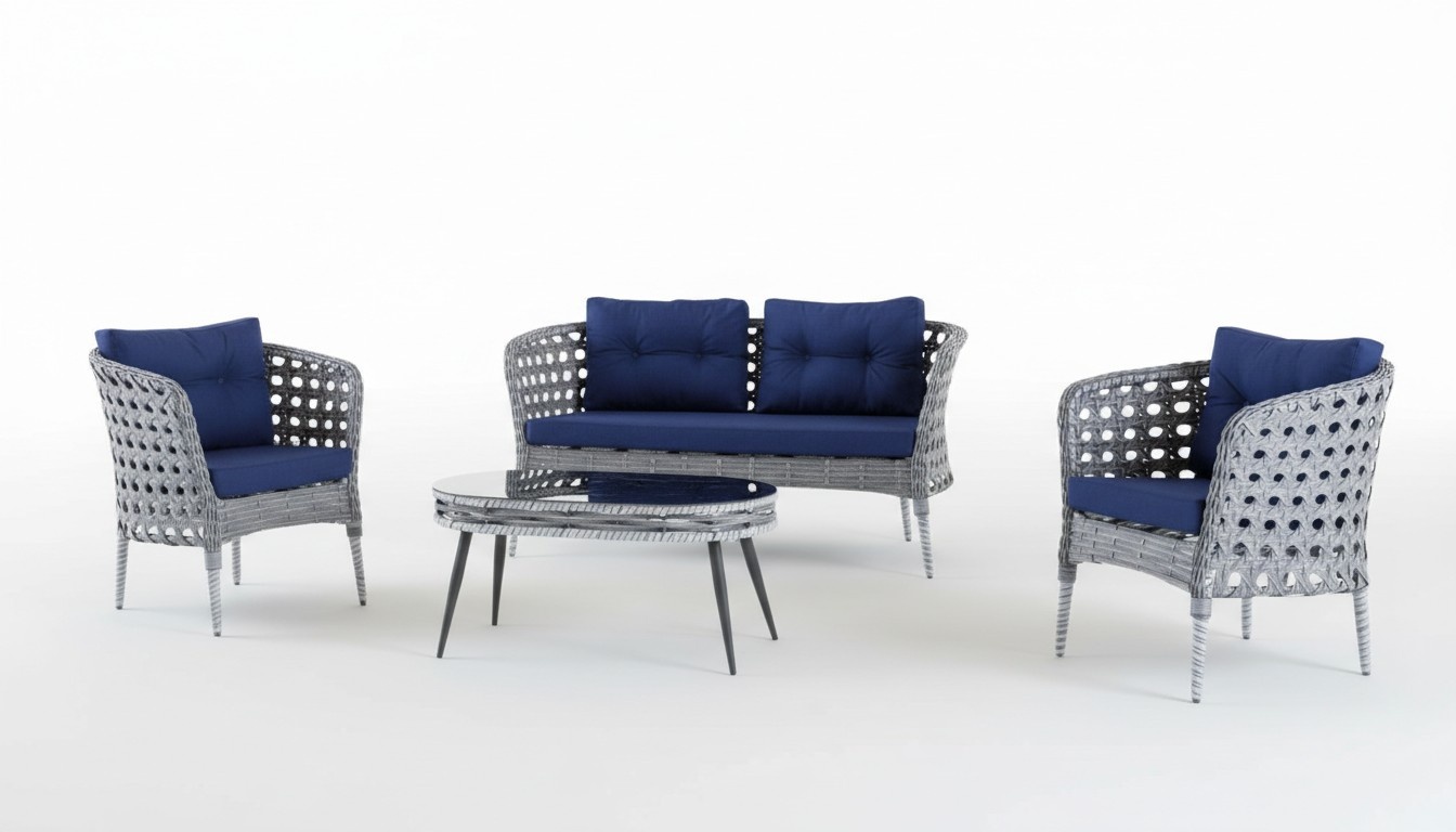 Garten MÃ¶bel SitzmÃ¶bel Sofagarnitur Terrasse Tisch Sofa Couch 4tlg. Set