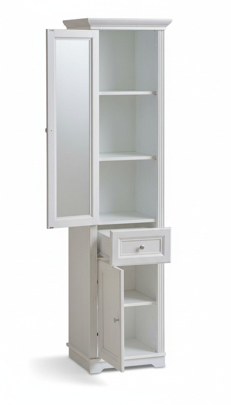 Hochschrank BadmÃ¶bel Unterschrank Hochschrank weiÃ Badschrank