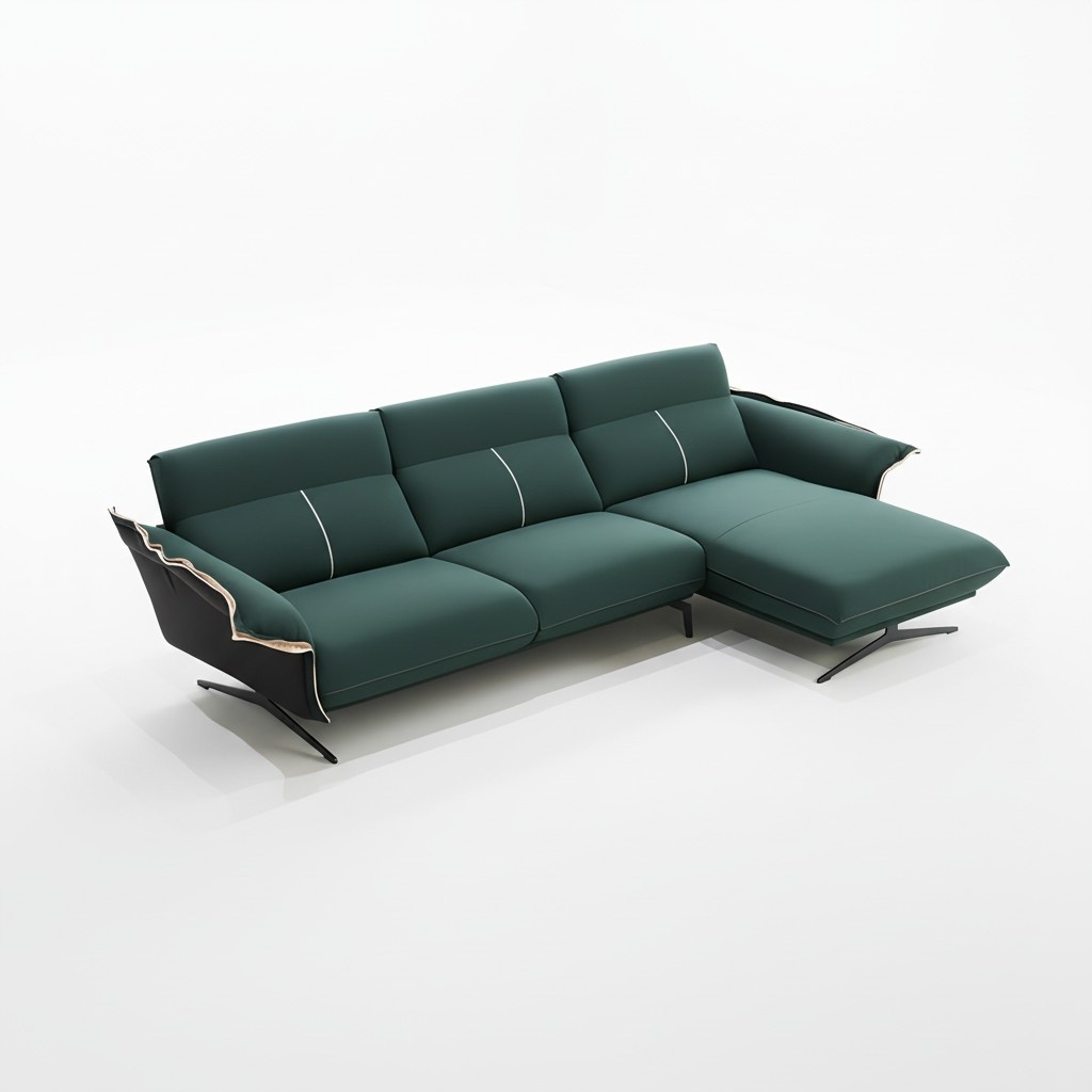 Italienische Design MÃ¶bel Wohnzimmer Textil Ecksofa Couch Polster Eck