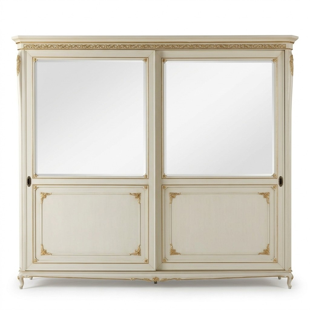 Klassische KleiderschrÃ¤nke Landhaus Stil Schrank Kleiderschrank Holzschrank