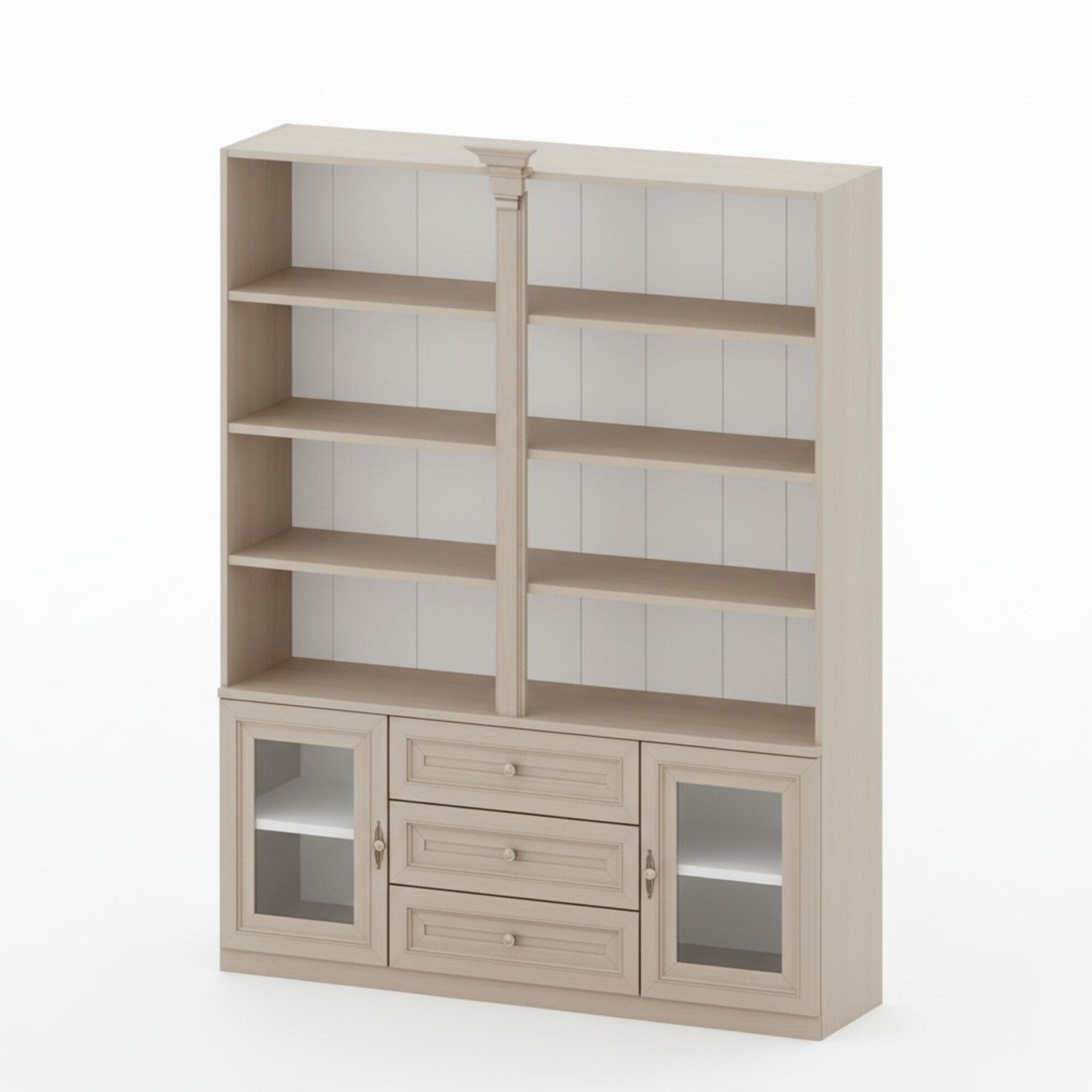 Klassische SchrÃ¤nke Schrank Schrankwand Vitrine Vitrinenschrank Holz