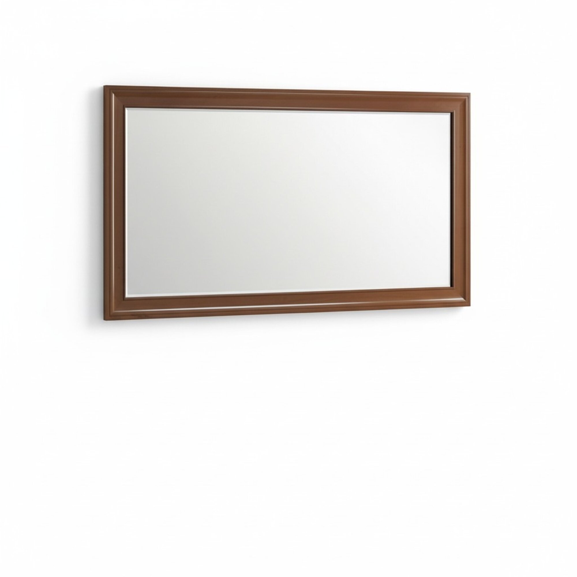 Klassischer Wandspiegel Holzrahmen Spiegel MÃ¶bel Neu 142 x 77cm Glas