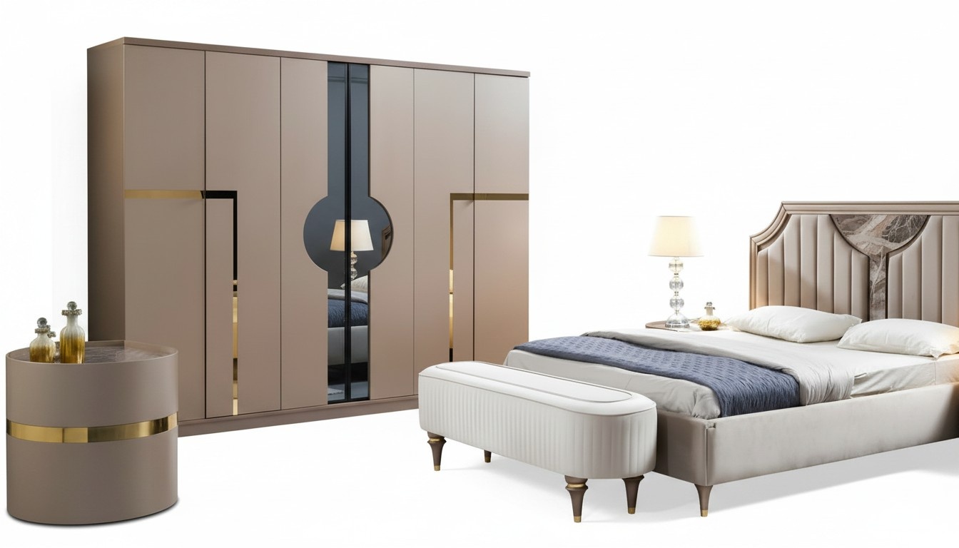 Kleiderschrank Luxus Schrank Schlafzimmer MÃ¶bel Italienische Art Holz SchrÃ¤nke