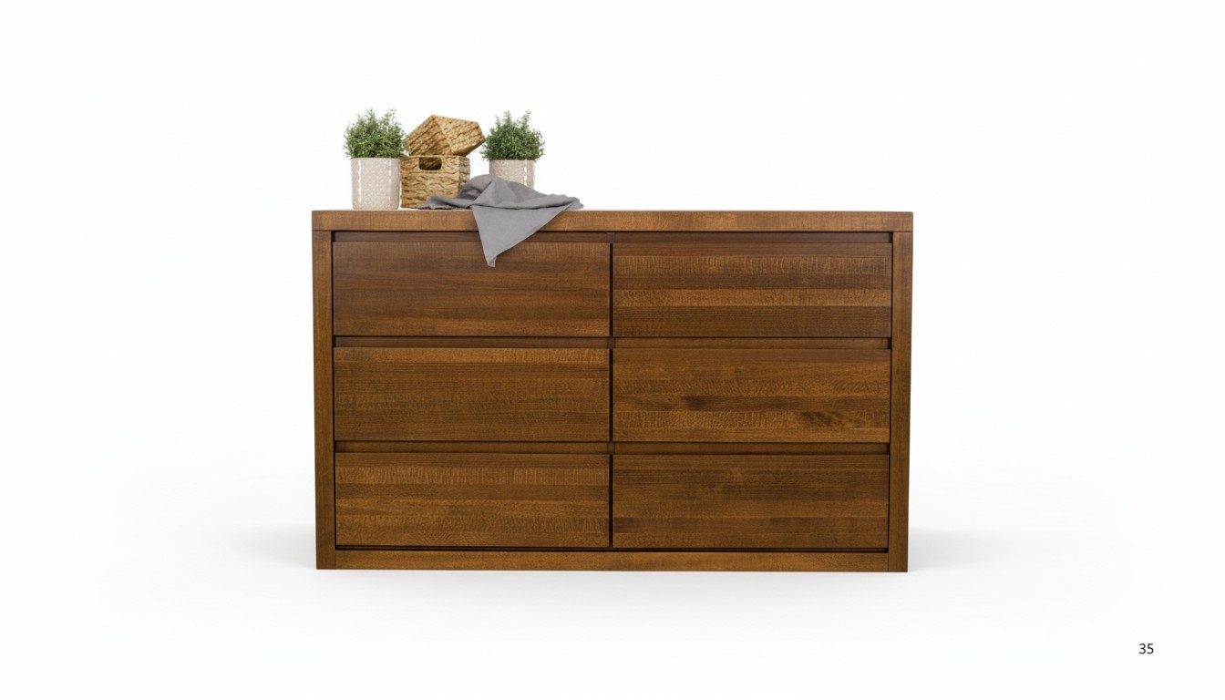 Kommode Holz Design Kommoden Schrank Hochschrank Anrichte Schubladen SchrÃ¤nke