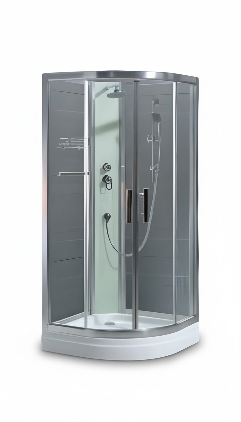 Kompaktdusche Luxus Duschkabine Wellnessdusche Luxusduschkabine 120x120 cm