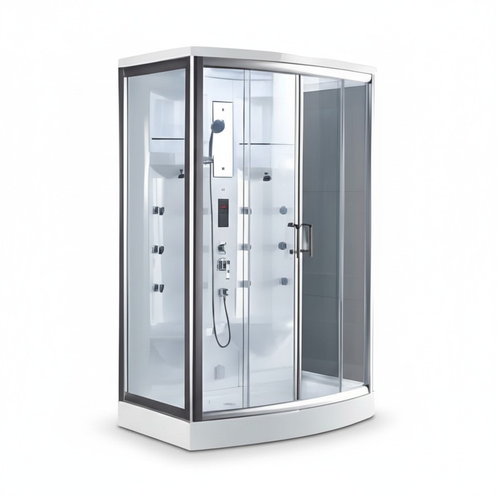Luxusdusche Multifunktionsdusche Duschkabine Duschbox Wellnessdusche 142x92 cm