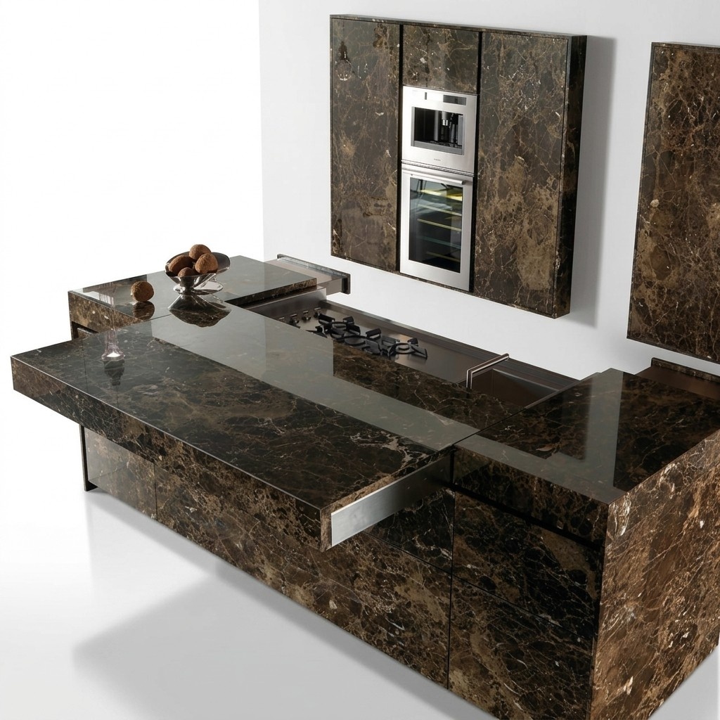 Marmor Dark Emperado 1mÂ² Edler Boden Guenstiger Marmorboden Polierter Naturstein