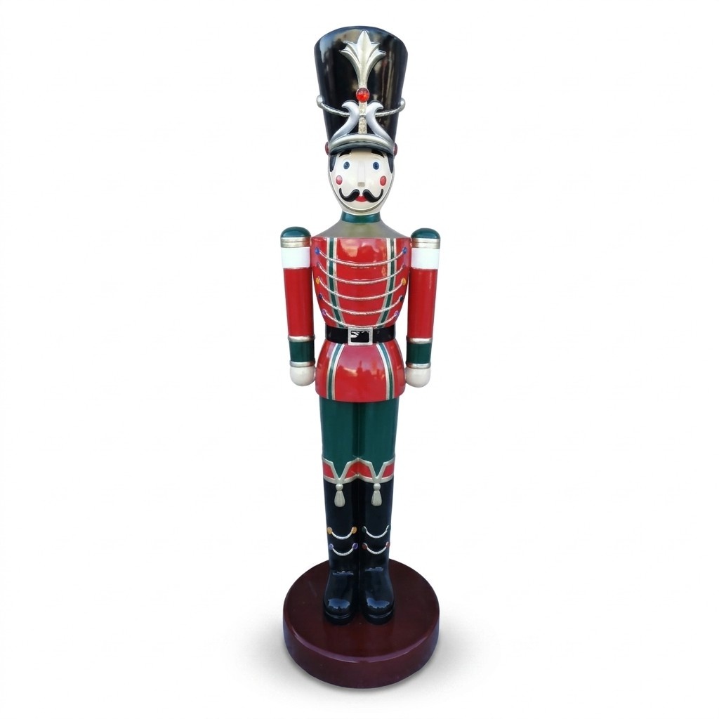 Moderne Figur Nussknacker PVC Skulptur Statuen Figuren Dekoration