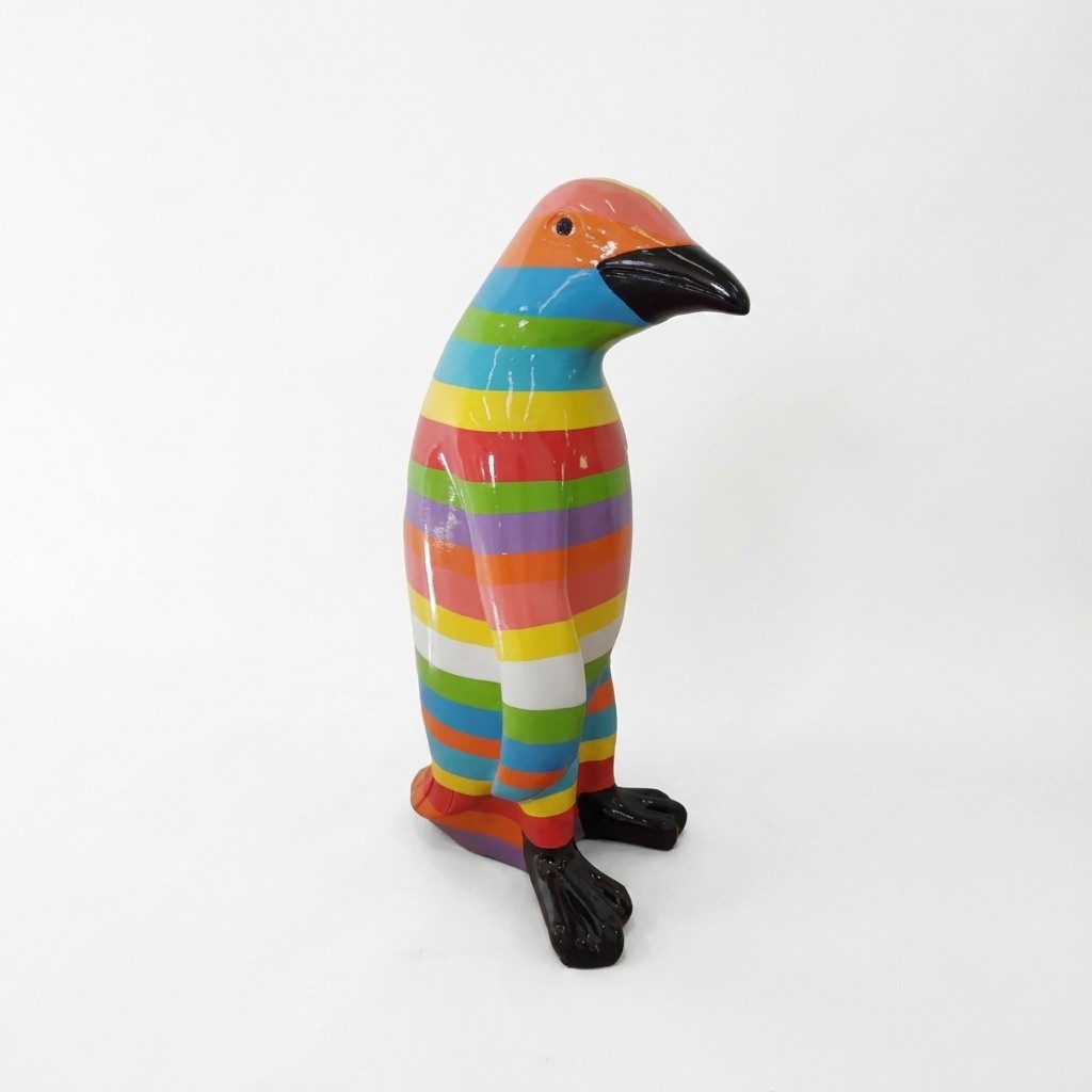 Moderne Figur Pinguin Kunststoff Skulptur Statuen Figuren Dekoration