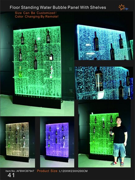 Beleuchtet Led Regale Designer Wasser Wand Bar Regal SÃ¤ule WassersÃ¤ulen