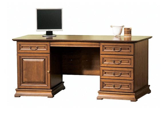 Klassisch Arbeitszimmer Schreibtisch BÃ¼romÃ¶bel Tisch BÃ¼ro Schreibtische Echtholz