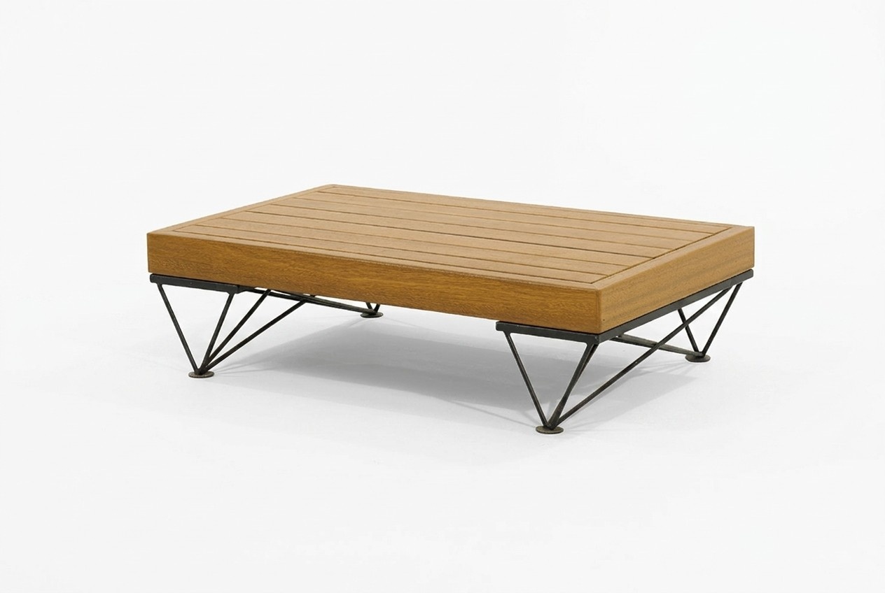 Schicker Holztisch Outdoor LuxuriÃ¶se MÃ¶bel Gartentisch Edler Kaffeetisch