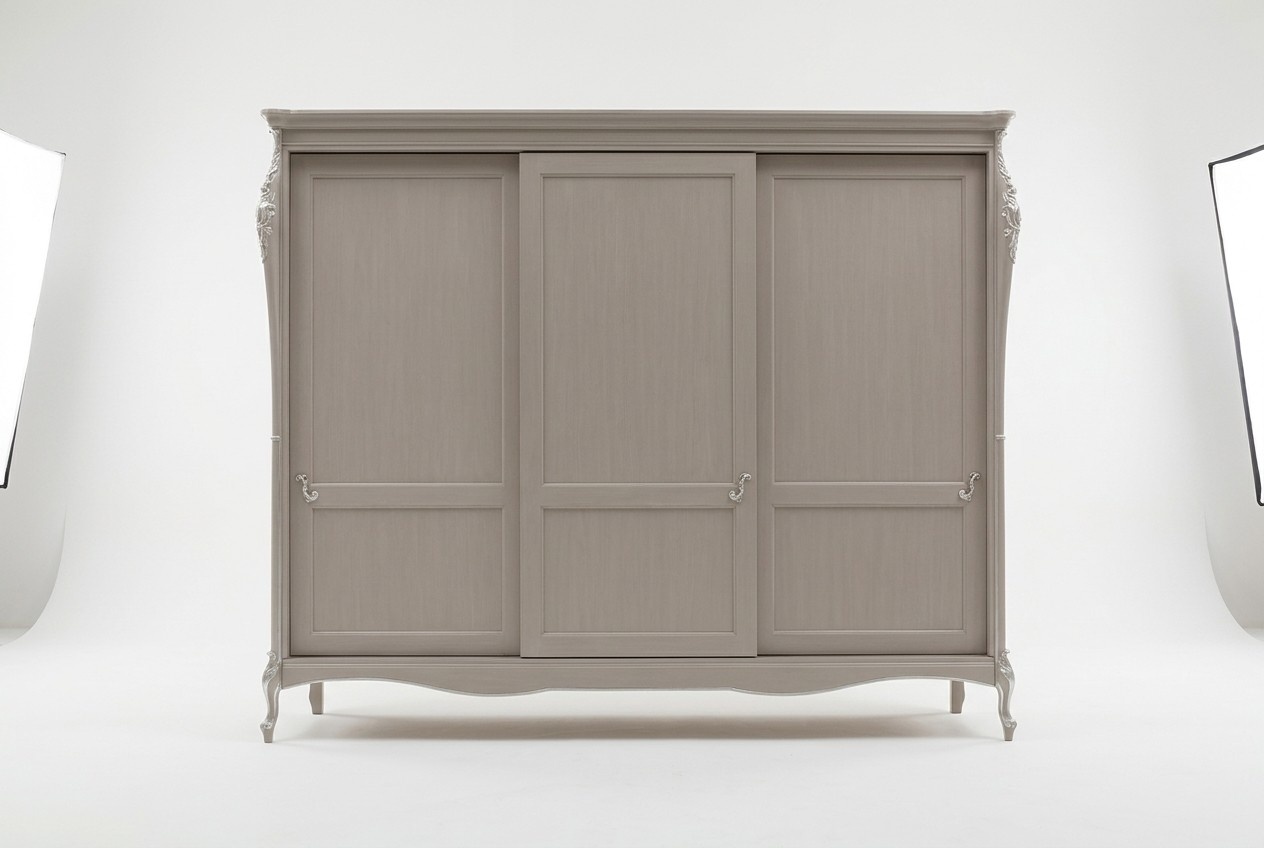 Schlafzimmer Design MÃ¶bel Kleiderschrank Luxus Holz Grau SchrÃ¤nke Neu