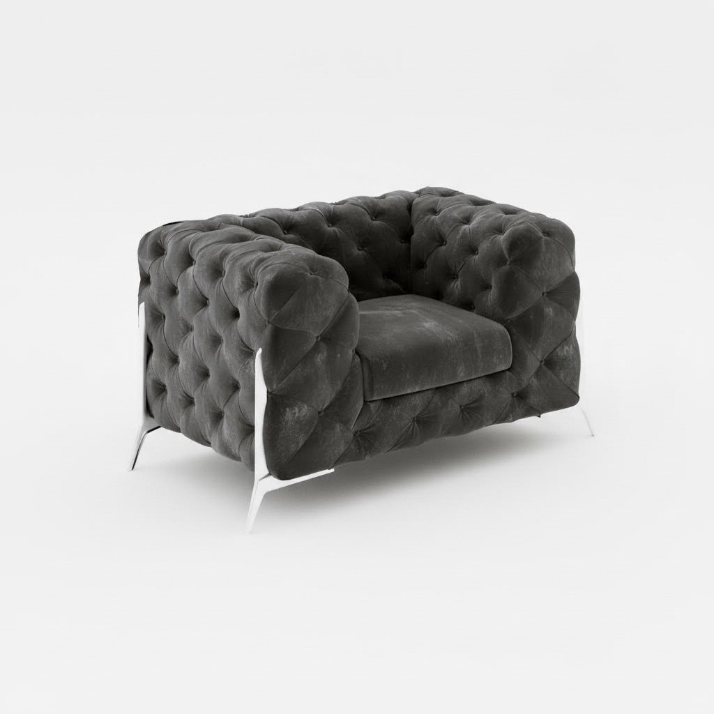 Lounge Luxus Fernseh Club Polster Sitzer Sessel Design Deko Couch Sofa