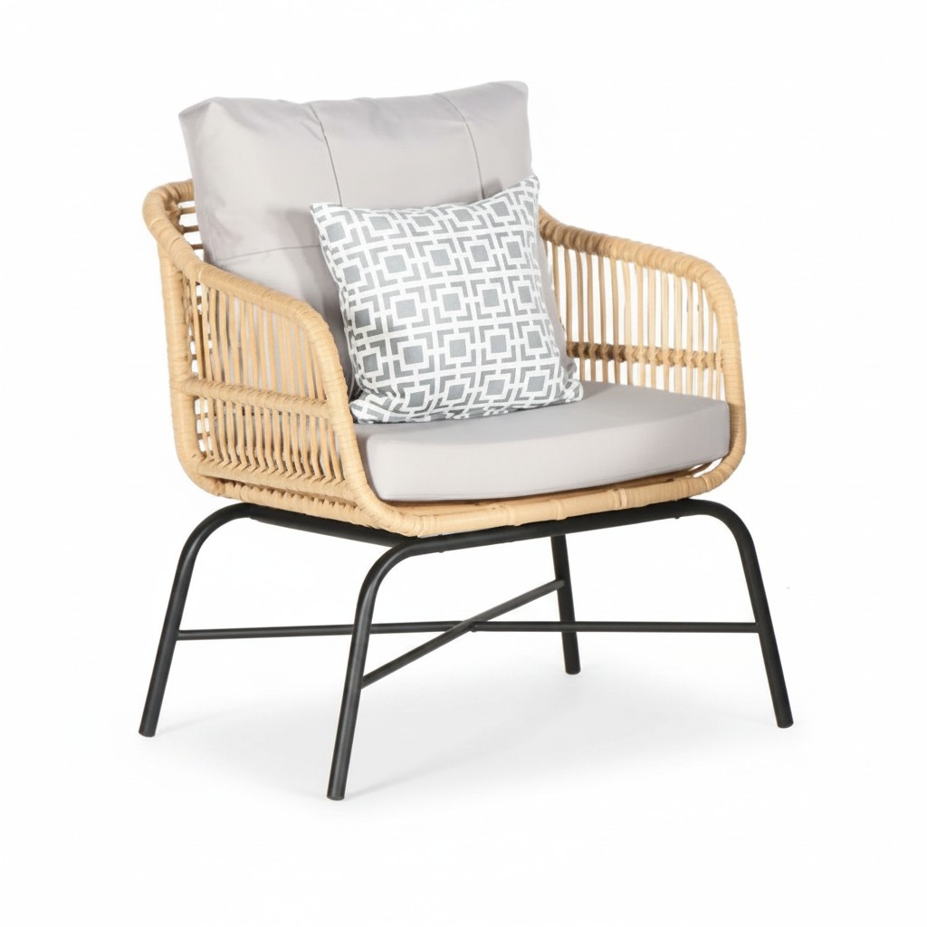 Sessel Lounge Polsterung GartenmÃ¶bel Veranda Terrasse Balkon Modern Hochwertig